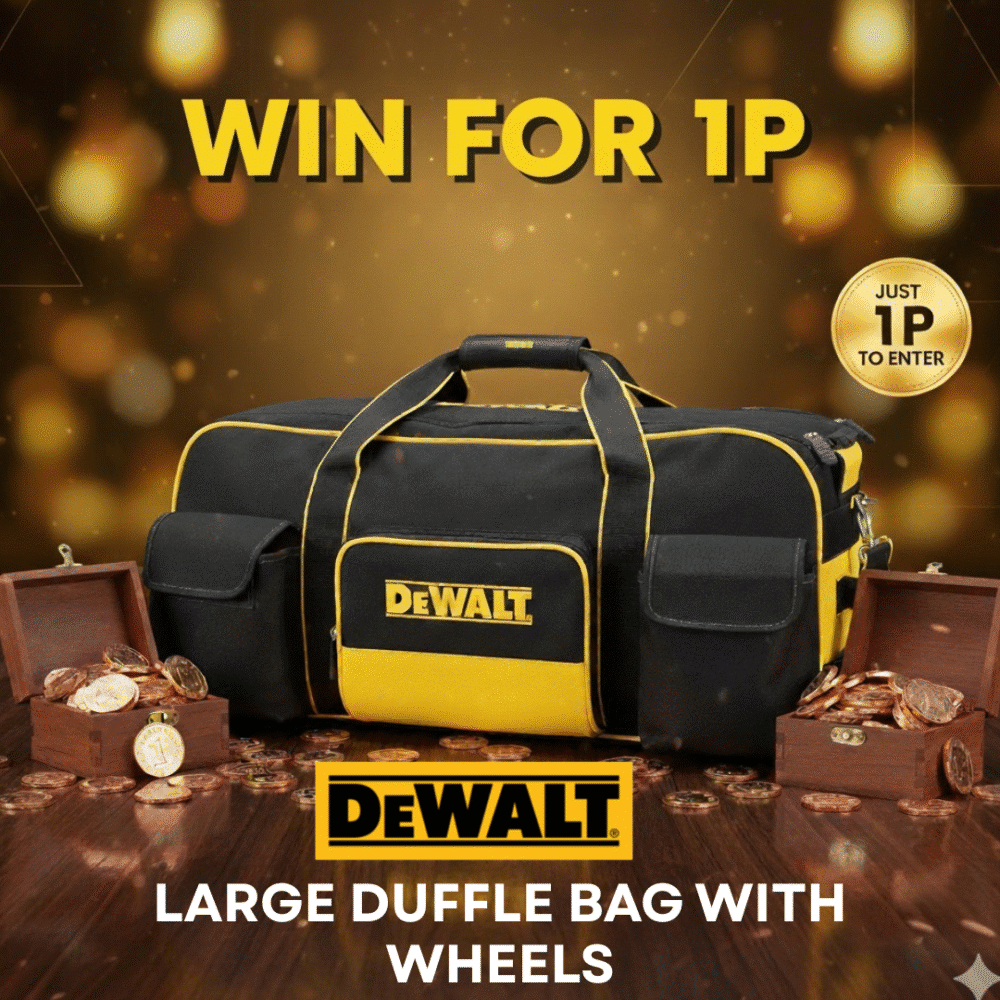 DeWalt Large Duffle Bag with Wheels 700 x 305 x 318mm