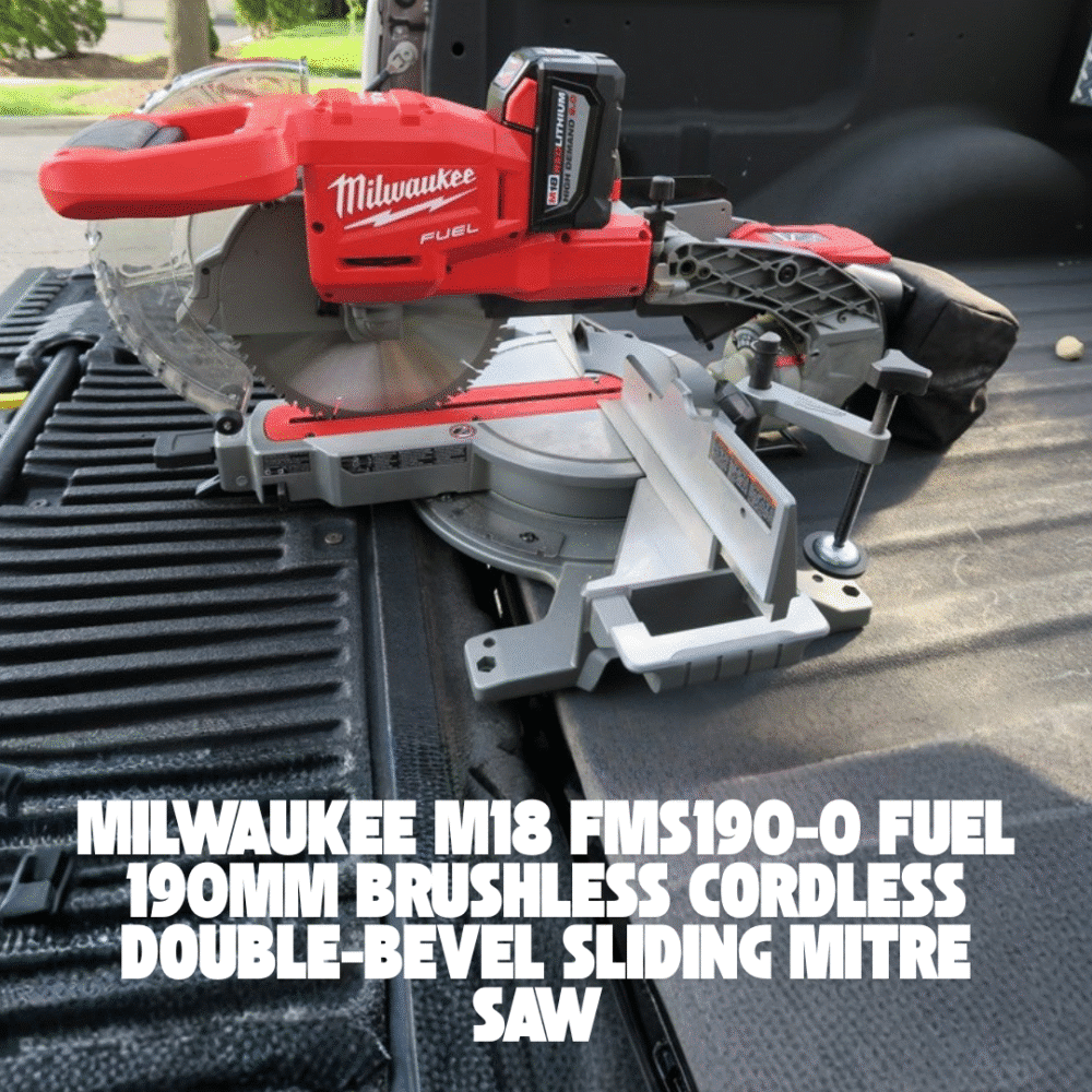 MILWAUKEE M18 FMS190-0 FUEL 190MM DOUBLE-BEVEL SLIDING MITRE SAW - BARE