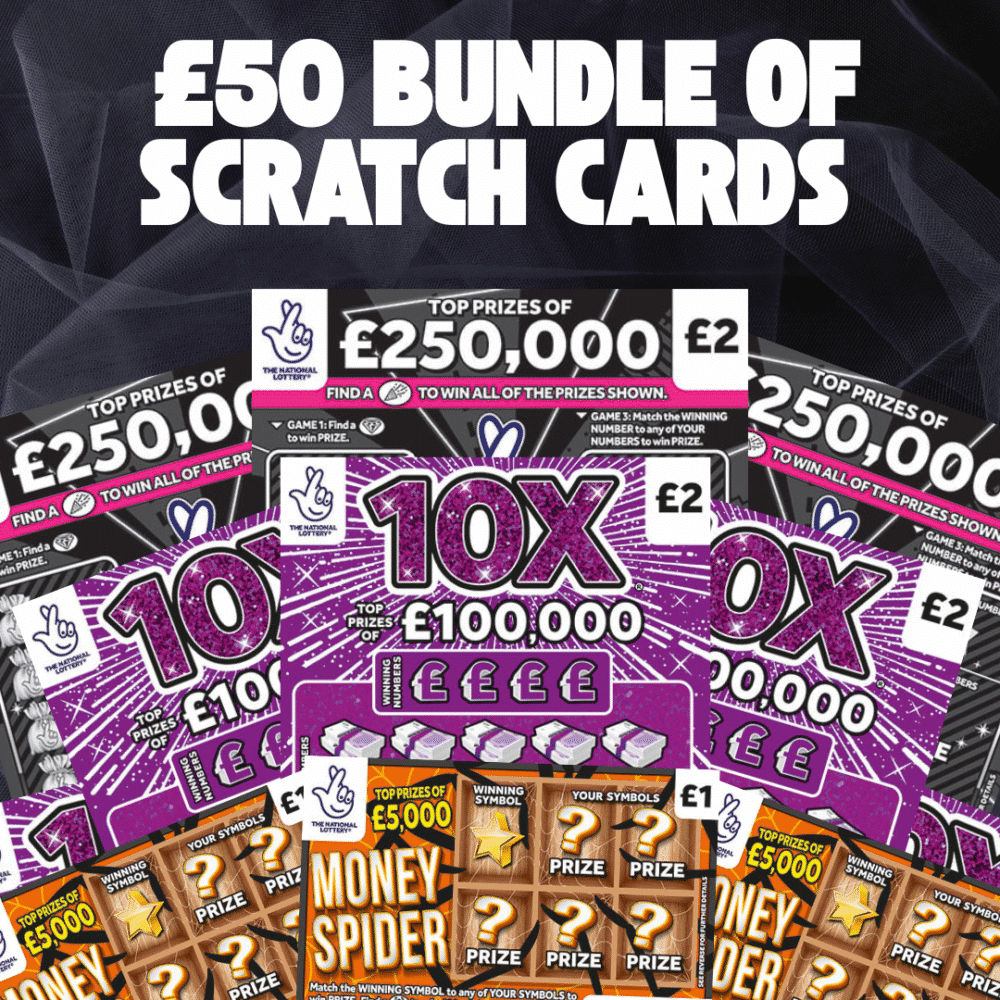 £50 Bundle Of Scratch Cards