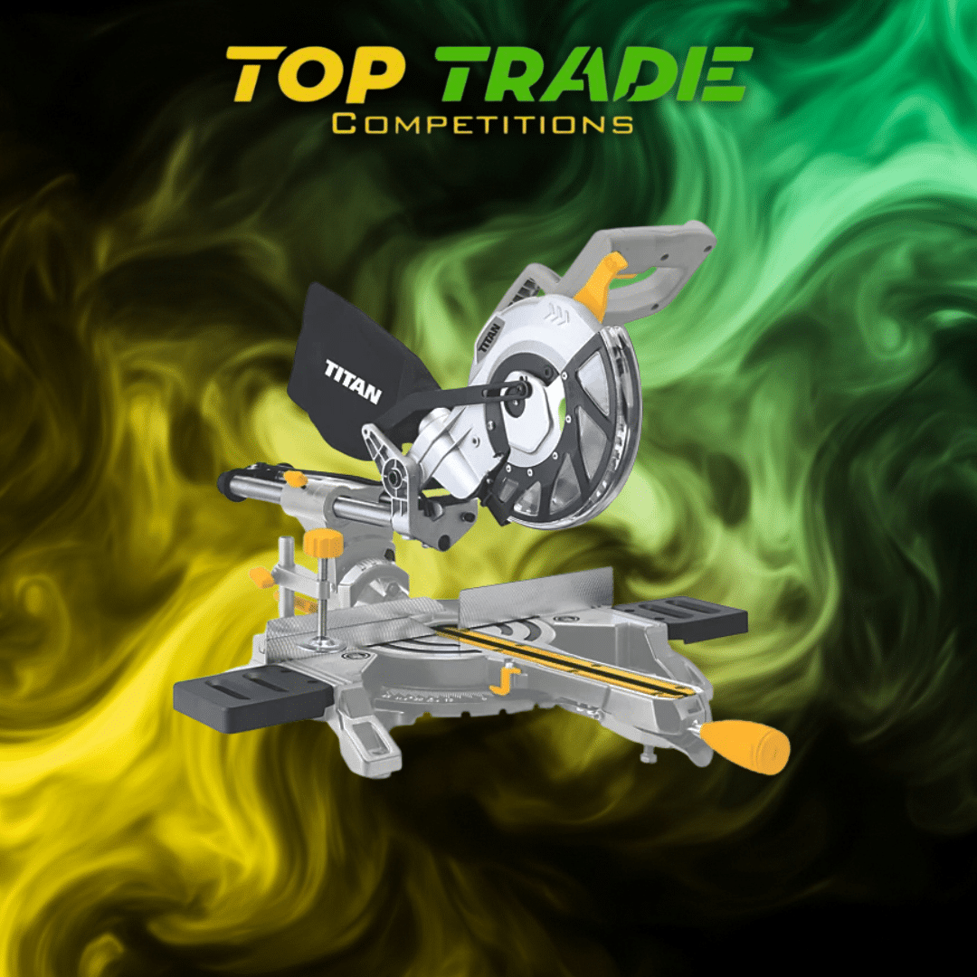 Titan TTB794MSW 210mm Electric Single-Bevel Sliding Mitre Saw 240V