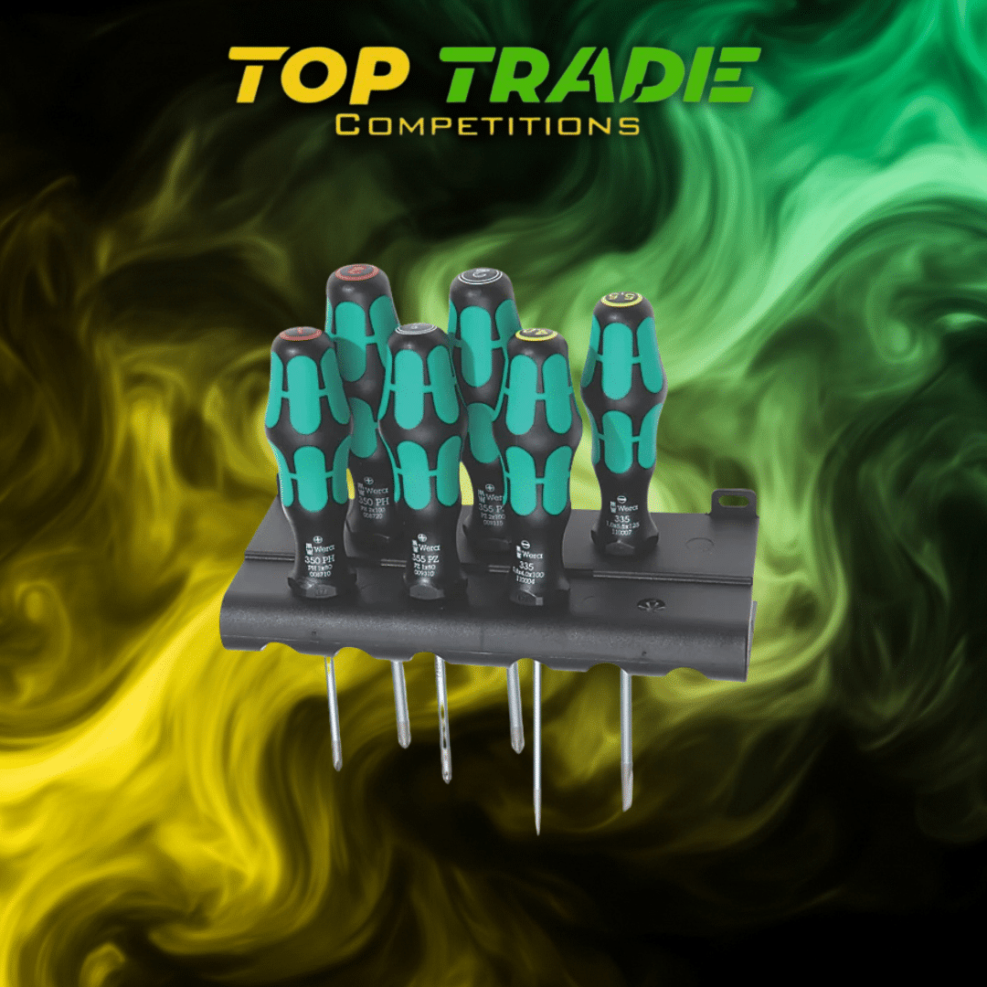 Wera Kraftform Plus Mixed Lasertip Screwdriver Set 6 Pieces