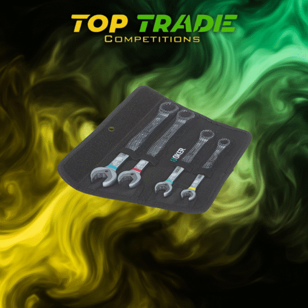 Wera Joker Combination Ratchet Spanner Set with Open-End 4 Pieces