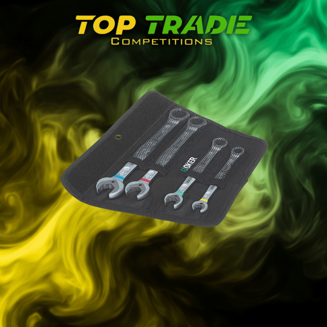 Wera Joker Combination Ratchet Spanner Set with Open-End 4 Pieces