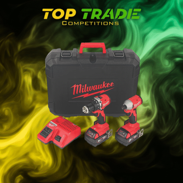 Milwaukee Next Generation M18BLCPP2A-502C 18V Cordless Compact Power Tool Twin Pack + 2 x 5.0Ah