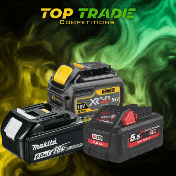 6ah Battery Of Choice Milwaukee,Dewalt Or Makita