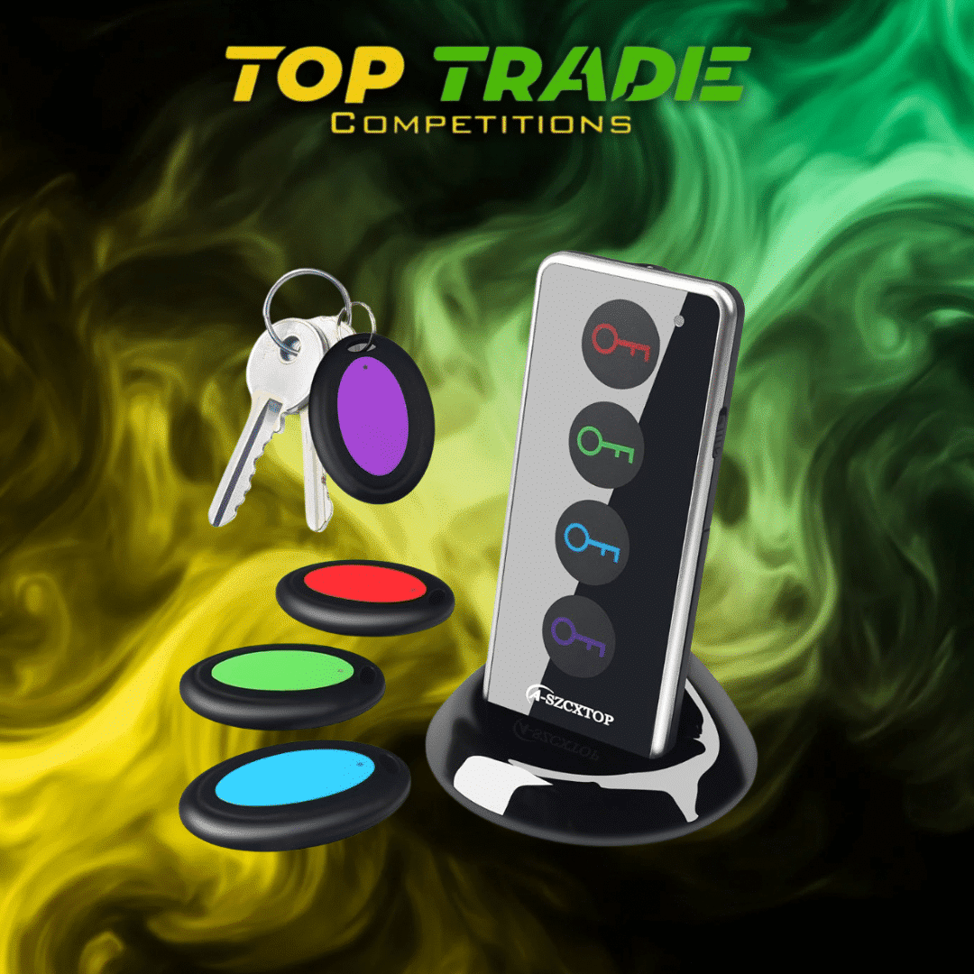 Key Finder Locator, 80dB Wireless Remote Item Tracker