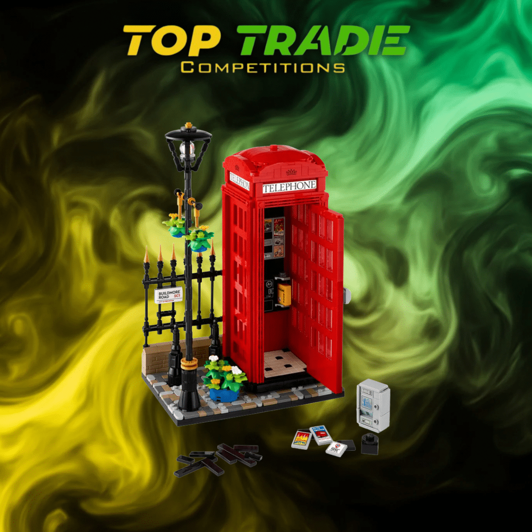 Red London Telephone Box £80 Cash Alt