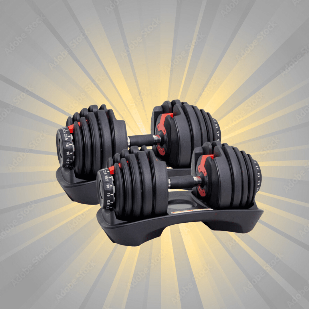 24kg Adjustable Dumbbells Pair Or £125 Cash