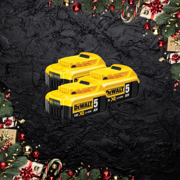 DeWalt DCB184X3 18v 5Ah Li-Ion XR Slide Battery x3 Pack Or £100