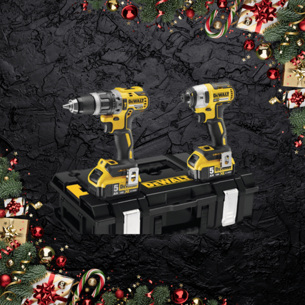 DEWALT DCK266P2 18v Brushless IA Combi Drill + Impact Driver Kit with 2x5ah Batteries Or £200