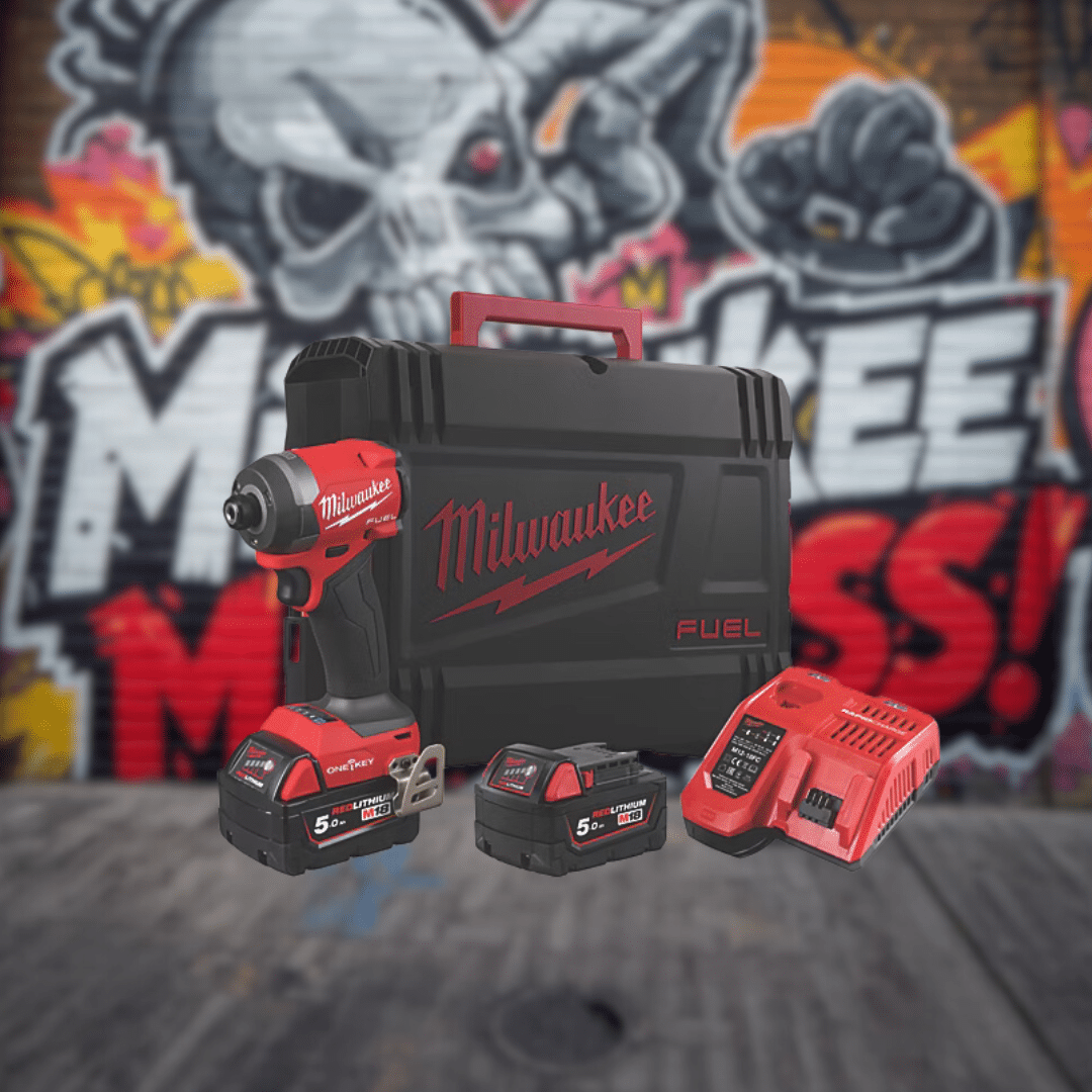 Milwaukee M18ONEID3-502X FUEL IMPACT DRIVER + 2 x 5.0Ah Or £280