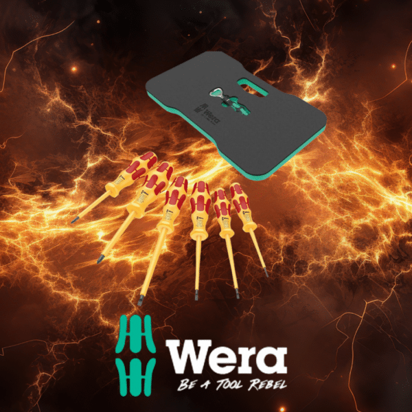 Wera 6 Piece Kraftform VDE '1060 i/1062 i/6' Screwdriver Set & Kneeling Mat Or £40