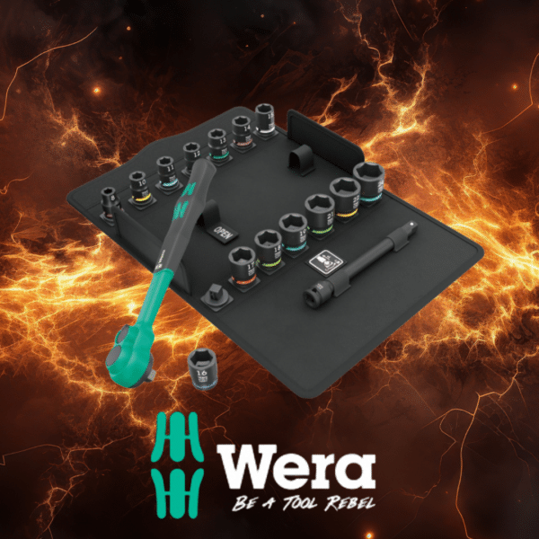 Wera Zyklop 16 Piece '8100 SB 12 Comfort' 3/8" Sq. Ratchet Socket Set Or £125
