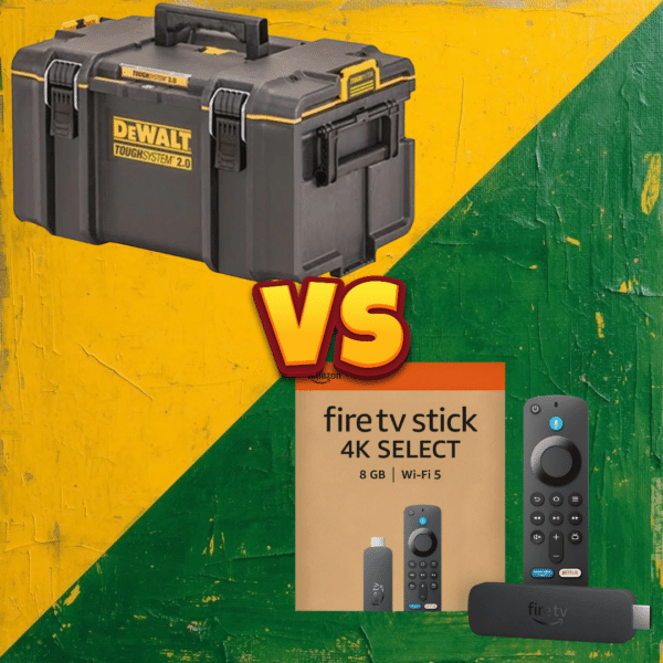 DEWALT DS300 TOUGHSYSTEM 2.0 Toolbox Or Amazon Fire TV Stick HD