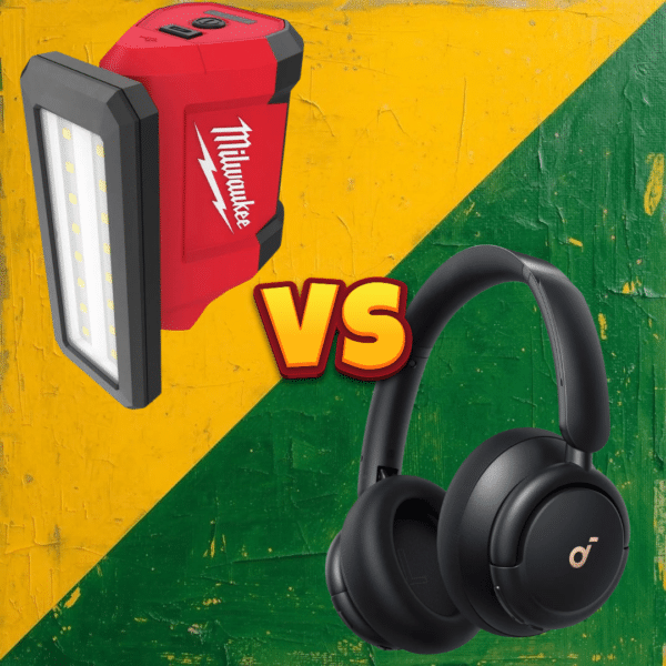 Milwaukee M12 PAL-0 12v 700 Lumens Pivot Area Light Or soundcore Hybrid Active Noise Cancelling Headphones