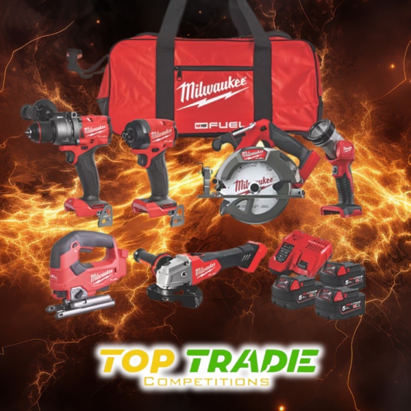 Milwaukee FUEL 18V 3 x 5.0Ah Li-Ion RedLithium Brushless Cordless 6-Piece Kit Or £700