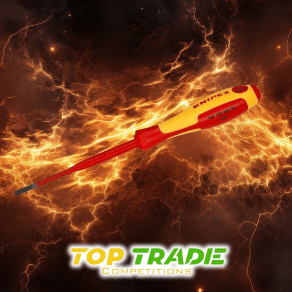 Knipex 98 20 40 SL Insulated Slotted Screwdriver