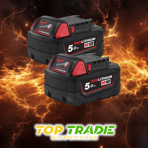 Twin Pack M18 5ah batteries Or £80