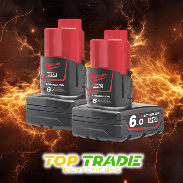 Twin Pack M12 6ah batteries Or £70