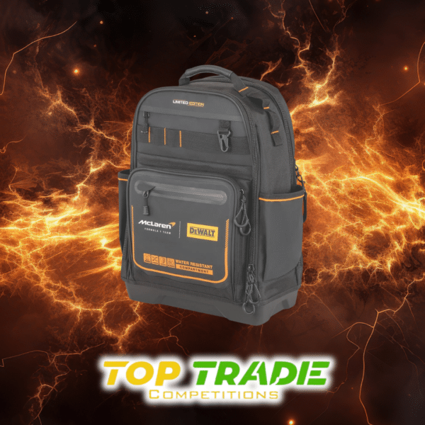 DeWalt McLaren Limited Edition Backpack Or £60