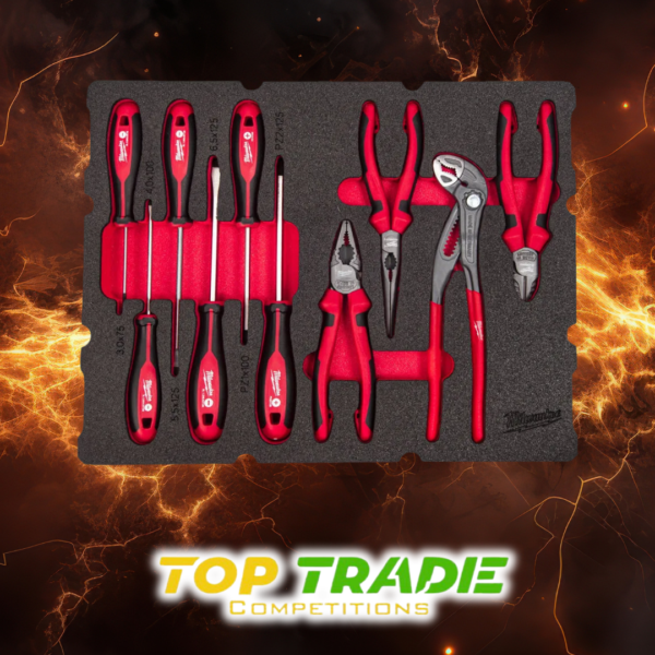 Milwaukee Packout Drawer Screwdriver & Plier Foam Insert Set Or £130
