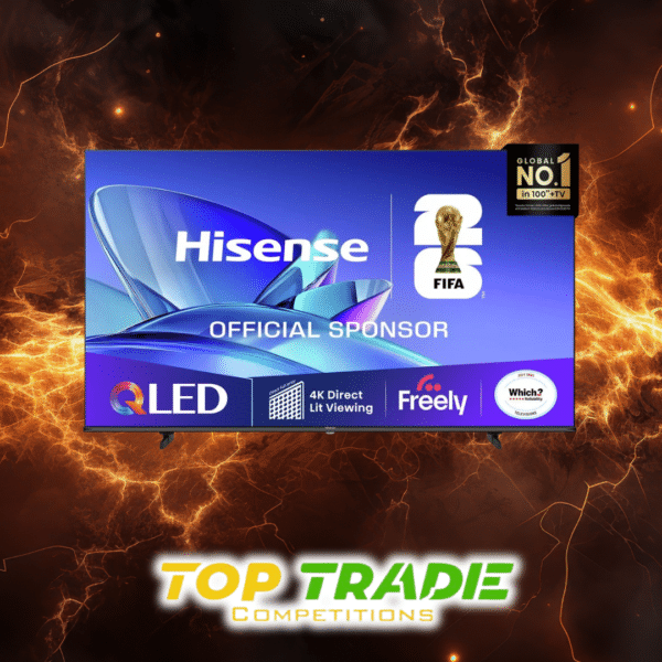 Hisense 43" E78QTUK QLED Smart AI TV with Freely Or £225