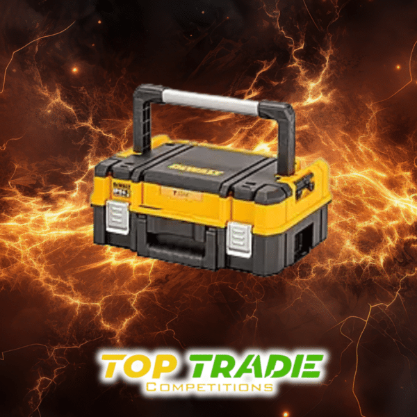 DEWALT TSTAK 2.0 Shallow Box with Organiser and a Long Carry Handle Or £40