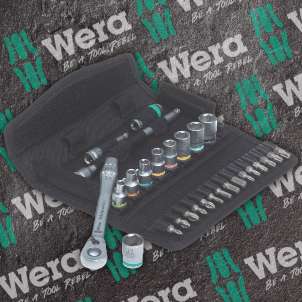 Wera 8100 SA 8 Zyklop Metal Switch Slim Ratchet & Socket Set Or £80