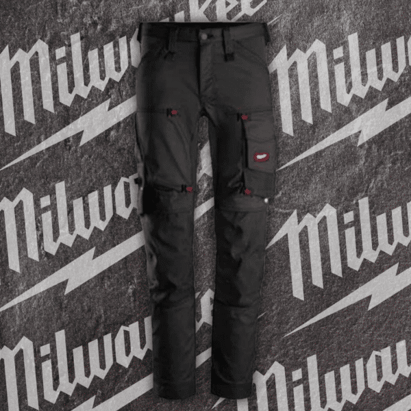 Milwaukee Freeflex Allround Work Trousers Black Or £60