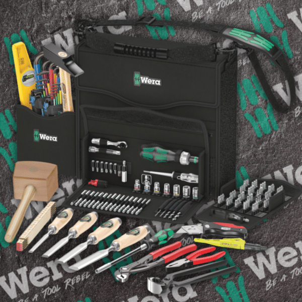 Wera 2go H 1 tool set for wood applications, 134 pieces Or £750