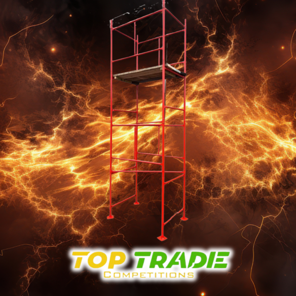 Scaffolding Tower 4.2 Meters (14′) Working Height 4×2’6 Base Size. Or £275