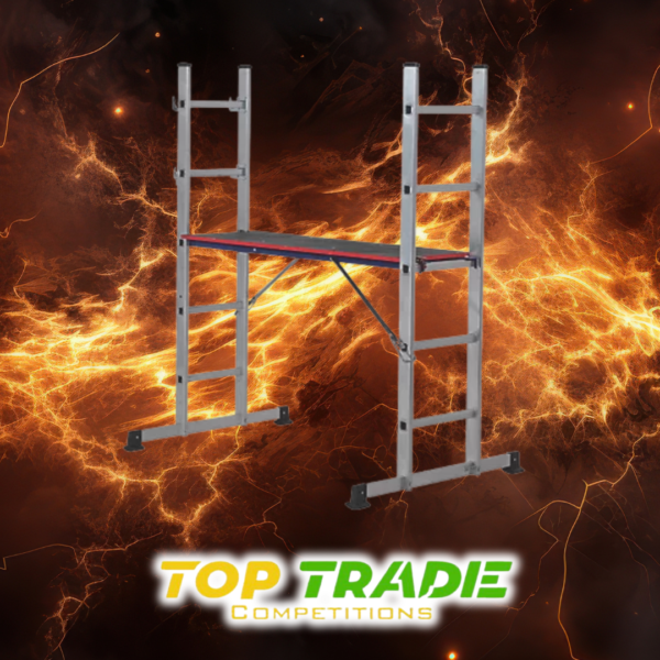 Werner Aluminium 2.48m Combination Ladder With Platform Or £125