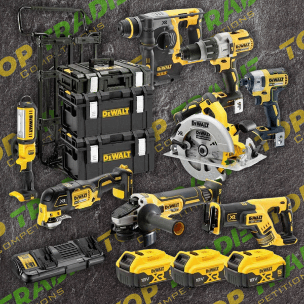 DeWalt DCK853P4-GB 18V 8 Piece Brushless Power Tool Kit with 4x 5.0Ah Batteries Or £1100