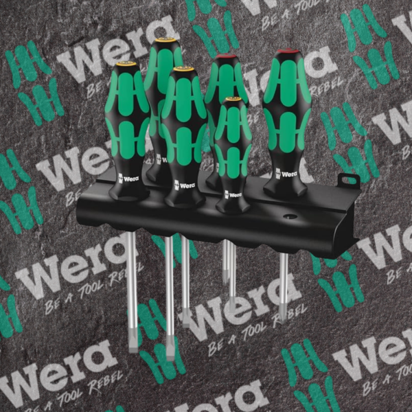WERA Kraftform Plus Lasertip Screwdriver Set of 6 Or £25