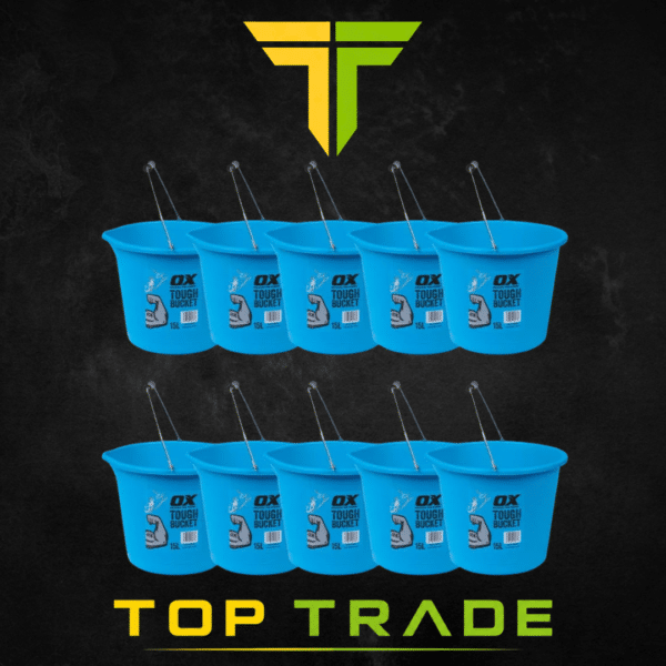Ox Pro Tough Bucket 15L - Pack of 10