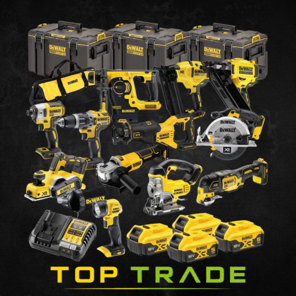 DeWalt TDKIT12X4 XR 18V 12 Piece Power Tool Kit with 4x 5.0Ah Batteries Or £1600