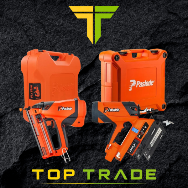 Paslode Combi Xi 2-In-1 Wood & Metal First-Fix Framing Nail Gun & Paslode IM65A F16 Angled Second Fix Finishing Nail Gun Or £800
