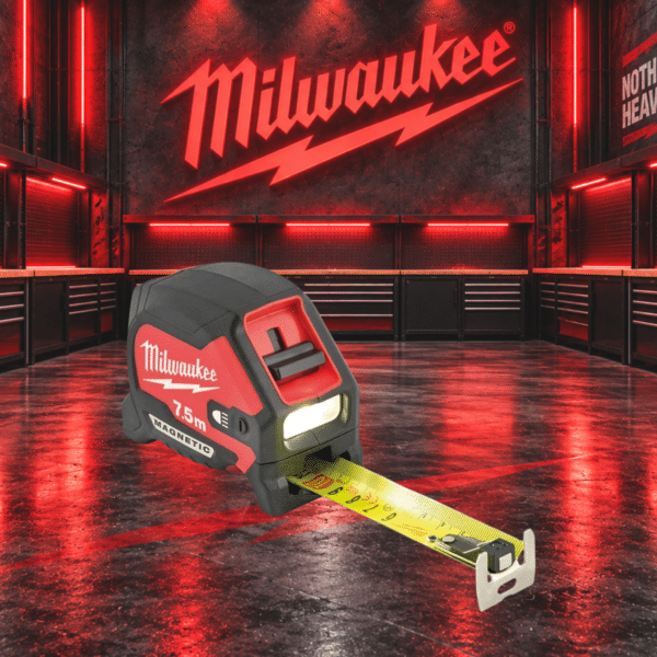 Milwaukee 7.5m LED Magnetic Tape Measure