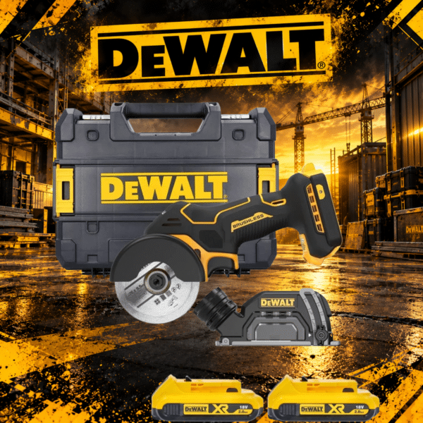 DeWalt DCS438E2T XR BL Cut Off Tool 18V 2 x Powerstack Li-ion