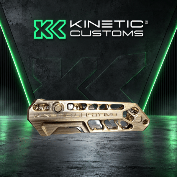 Kinetic Customs Brass Alien Uiltiy Knife