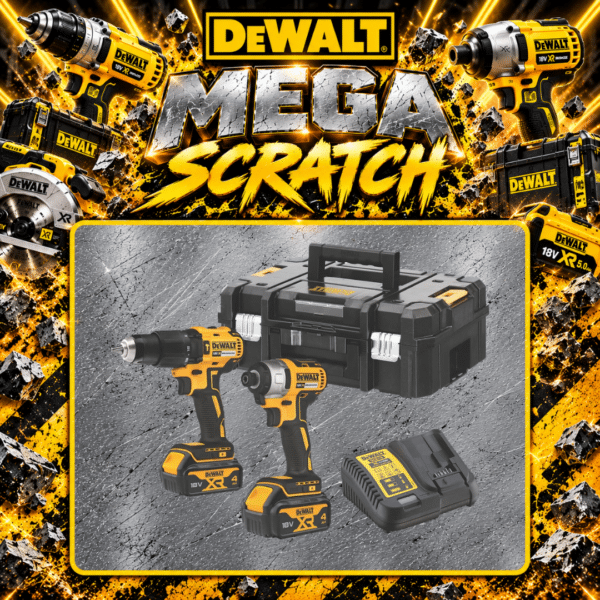 DeWalt 18V BRUSHLESS Cordless Drill and Impact Driver Twin Pack