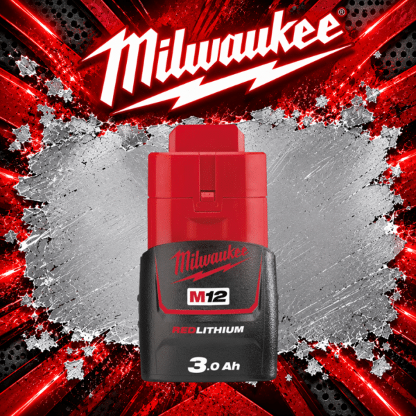 Milwaukee M12 B3 12V 3.0Ah Li-ion Battery