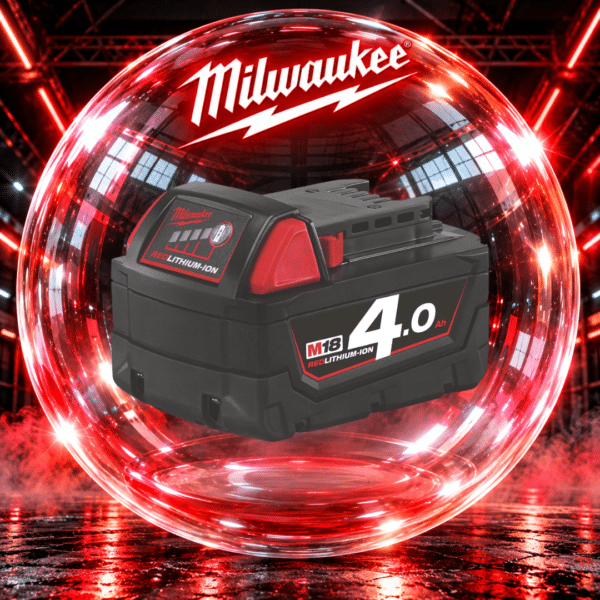 Milwaukee M18 B4 4.0Ah 18V REDLITHIUM-Ion Battery