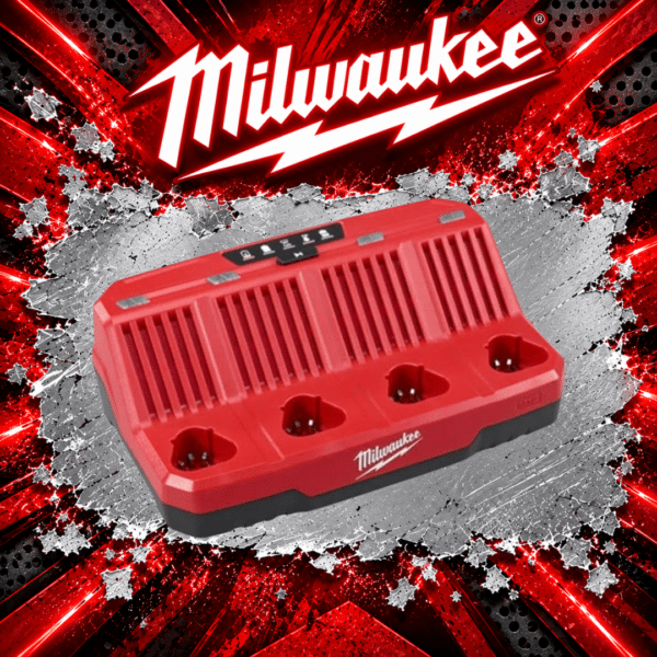 Milwaukee M12C4 4 Bay Multi Charger M12