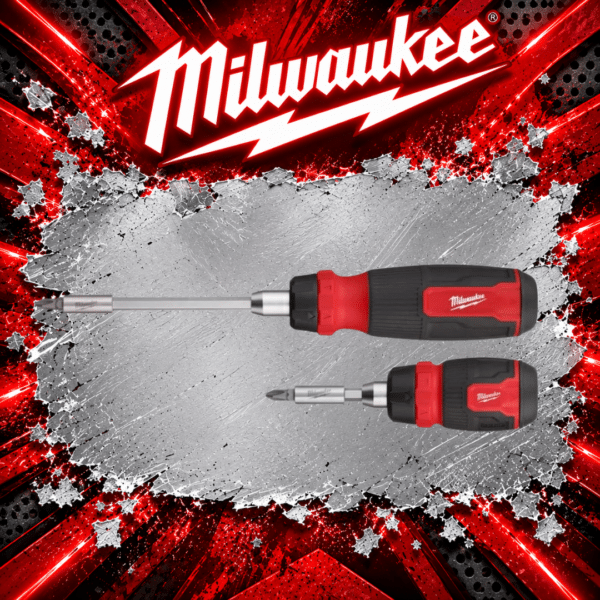 Milwaukee Ratcheting Multi-Bit Screwdriver Kit