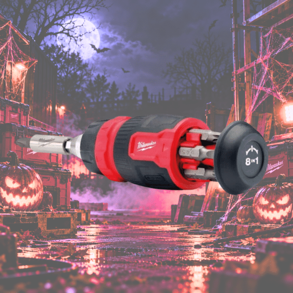 Milwaukee 8 in 1 Compact Ratcheting Multi-Bit Screwdriver