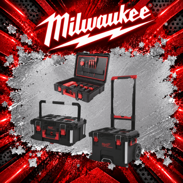 Milwaukee 62 Piece PACKOUT Electrician Set & 2 Piece Toolbox Set