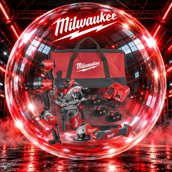 Milwaukee M18FPP7A3-503B M18 Fuel 7 Piece Power Tool Kit
